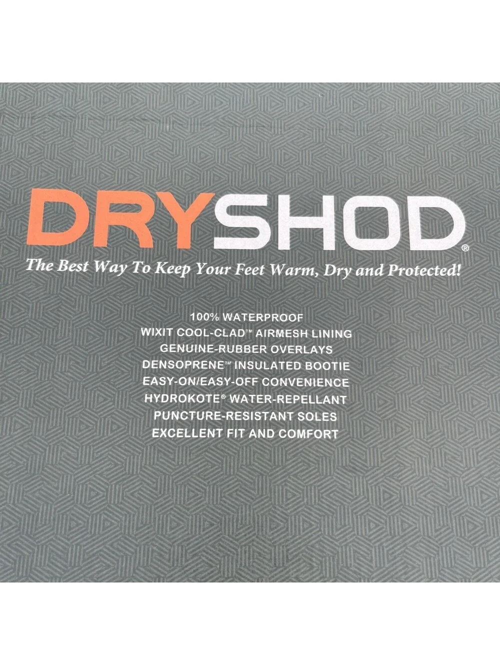 New! Dryshod Men's Size 11  Evalusion All-Around Cuff Boot Brown/Cream $140 MSRP